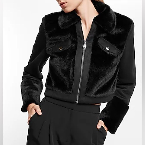 Black Cropped jacket - Picture 4 of 6